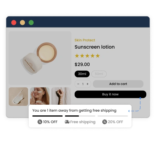 Drive higher cart value through spend-based rewards